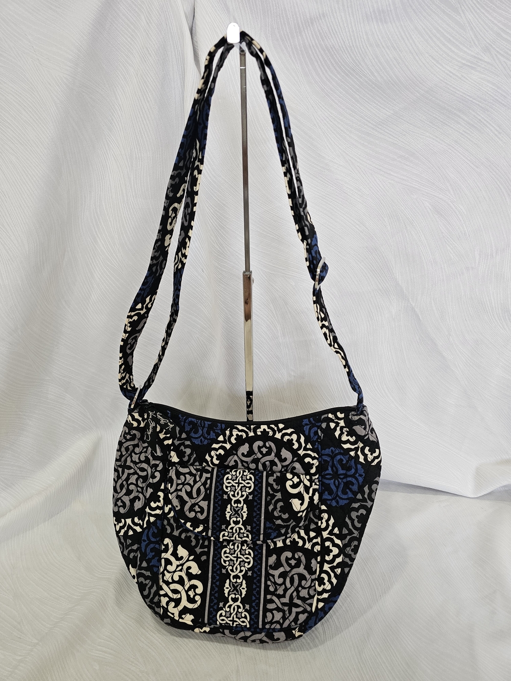 Vera Bradley Quilted Patterned Crossbody Canterbury Cobalt